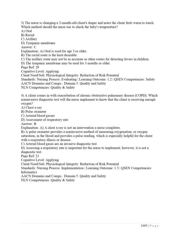 Preview page of Test Bank for Nursing: A Concept-Based Approach to Learning, 4th Edition