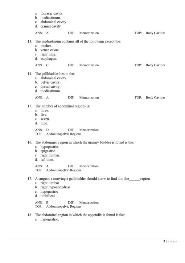 Test bank for Anatomy and Physiology 11th Edition by Kevin T. Patton - Image 4