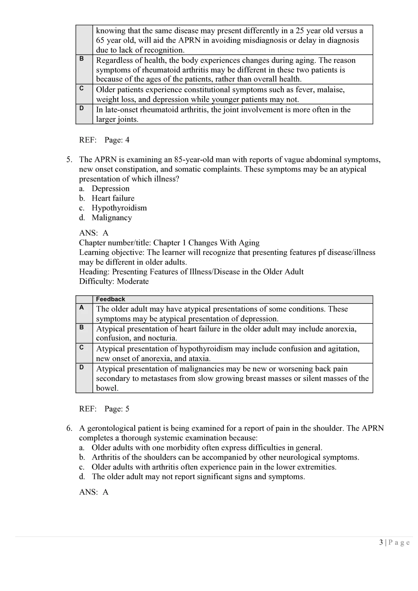 Test Bank for Advanced Practice Nursing in the Care of Older Adults, 3rd Edition 4 Test Bank for Advanced Practice Nursing in the Care of Older Adults, 3rd Edition - Image 4