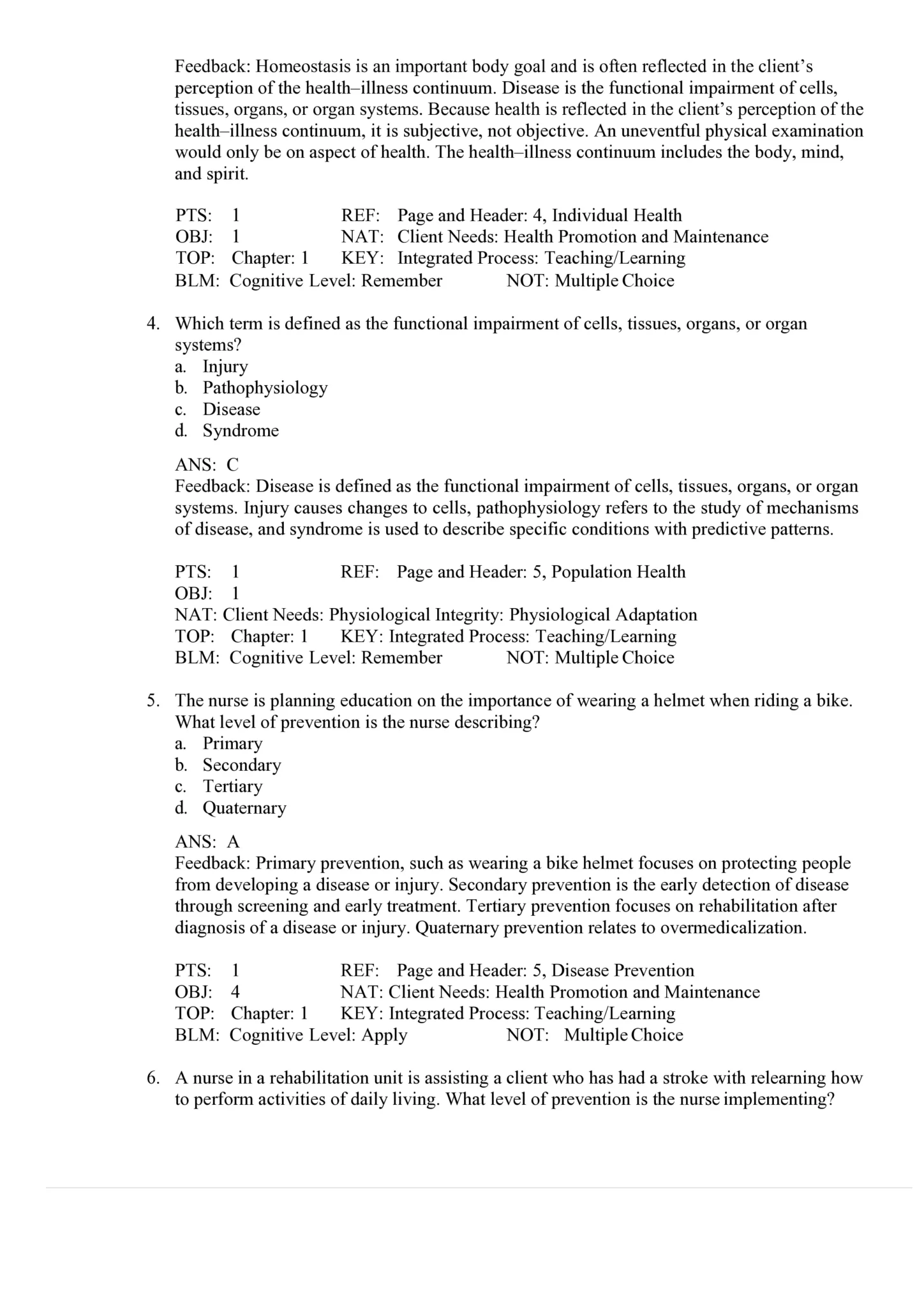 Applied Pathophysiology: A Conceptual Approach 4th Edition Test Bank PDF 3 Applied Pathophysiology test bank 4th Edition PDF with detailed rationales for nursing exams