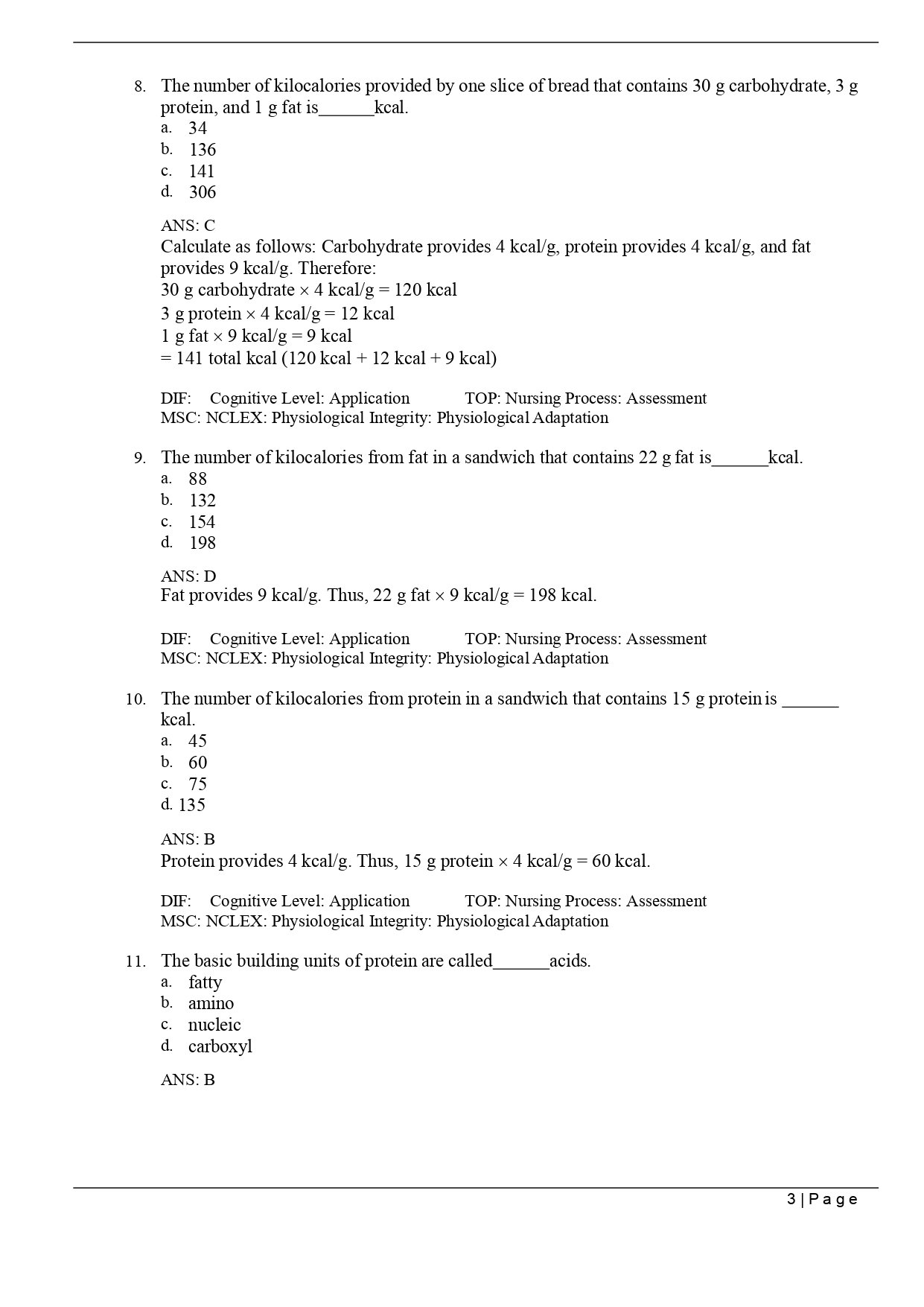 Test Bank for Williams’ Basic Nutrition and Diet Therapy, 16th Edition 4 Williams’ Basic Nutrition and Diet Therapy 16th Edition
