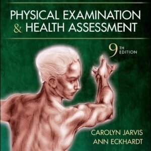 Physical Examination and Health Assessment 9th Edition Test Bank PDF cover — Jarvis & Eckhardt — NCLEX ATI HESI prep